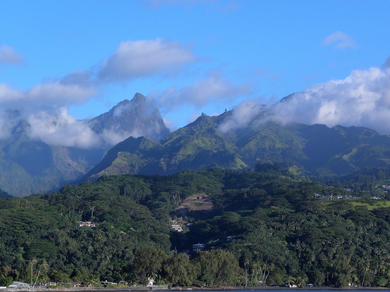 Image - tahiti mountains paradise