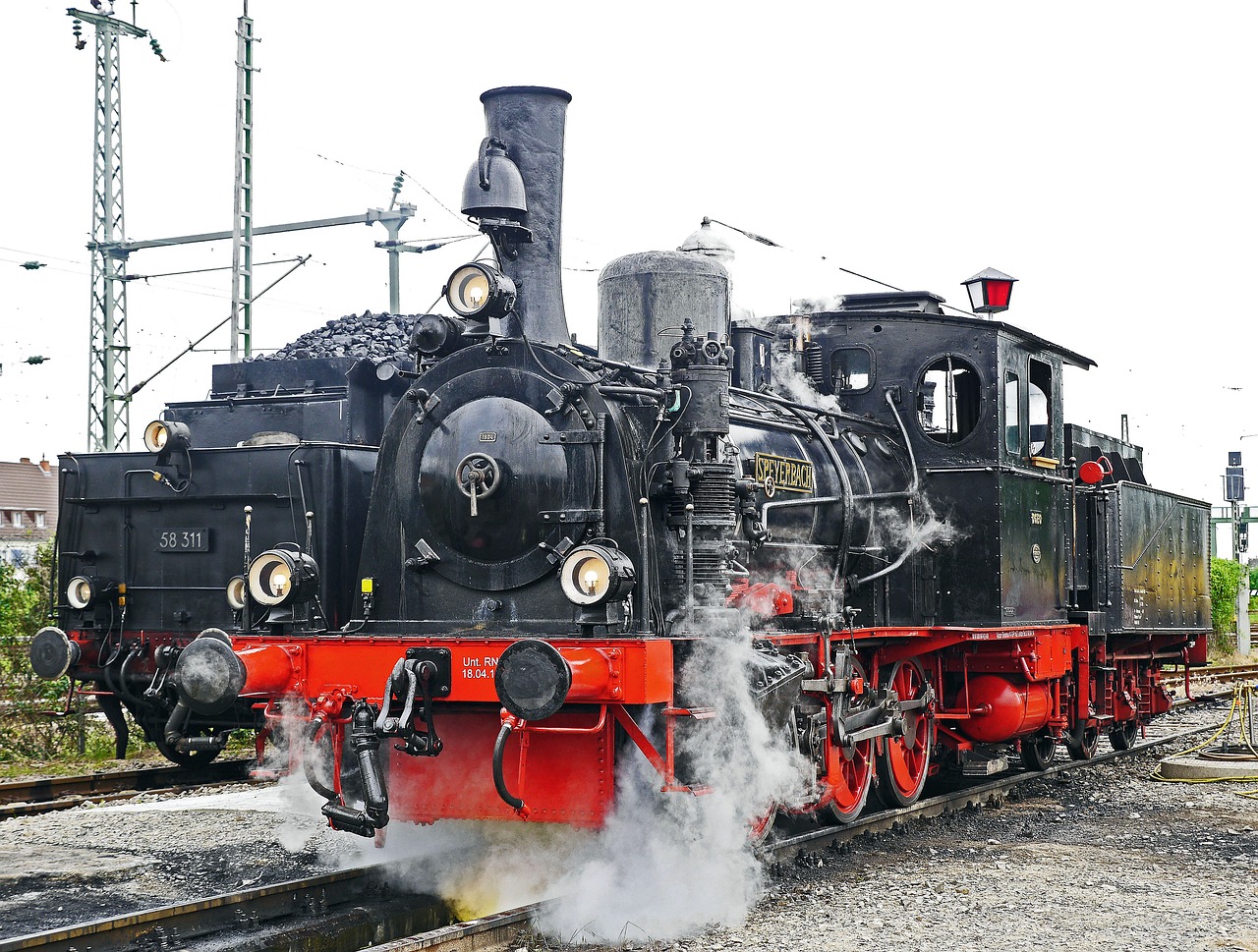 Image - steam locomotive depot