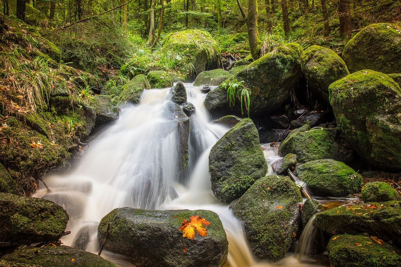 Image - waterfall water nature