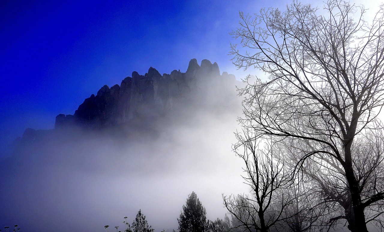 Image - fog montserrat inversion landscape