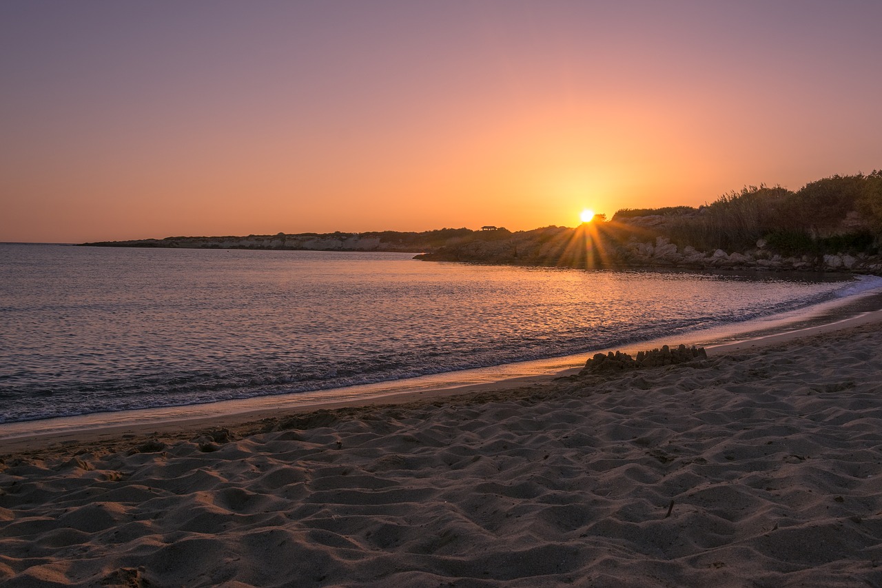 Image - sunset goodbye beach sea vacation