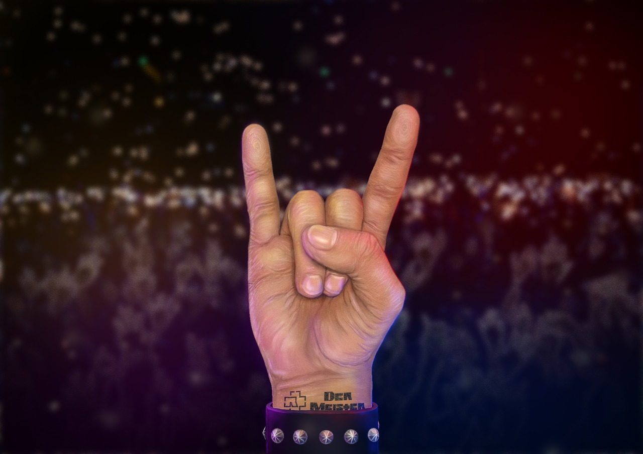 Image - hand rock hands concert metal