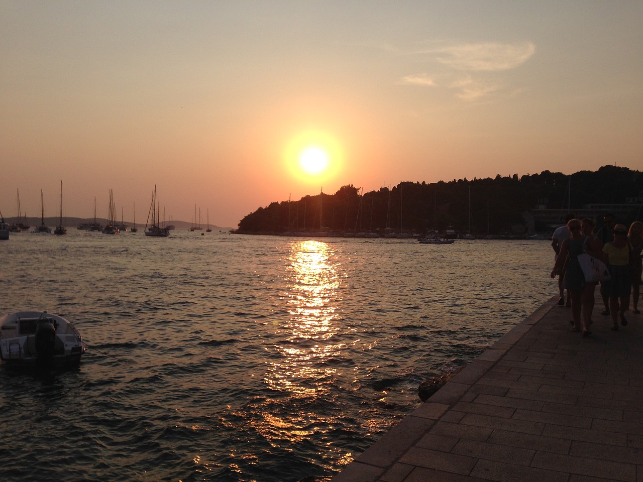 Image - sunset croatia zadar hvar island