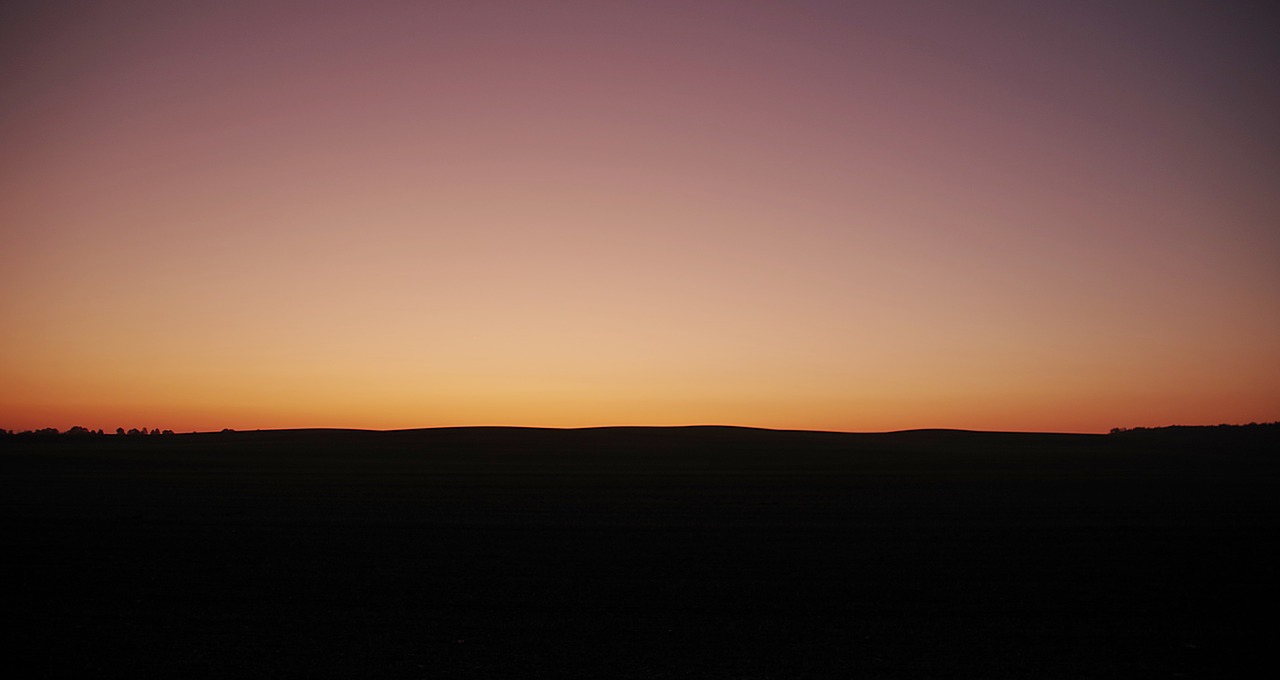 Image - dawn sunrise the horizon dark
