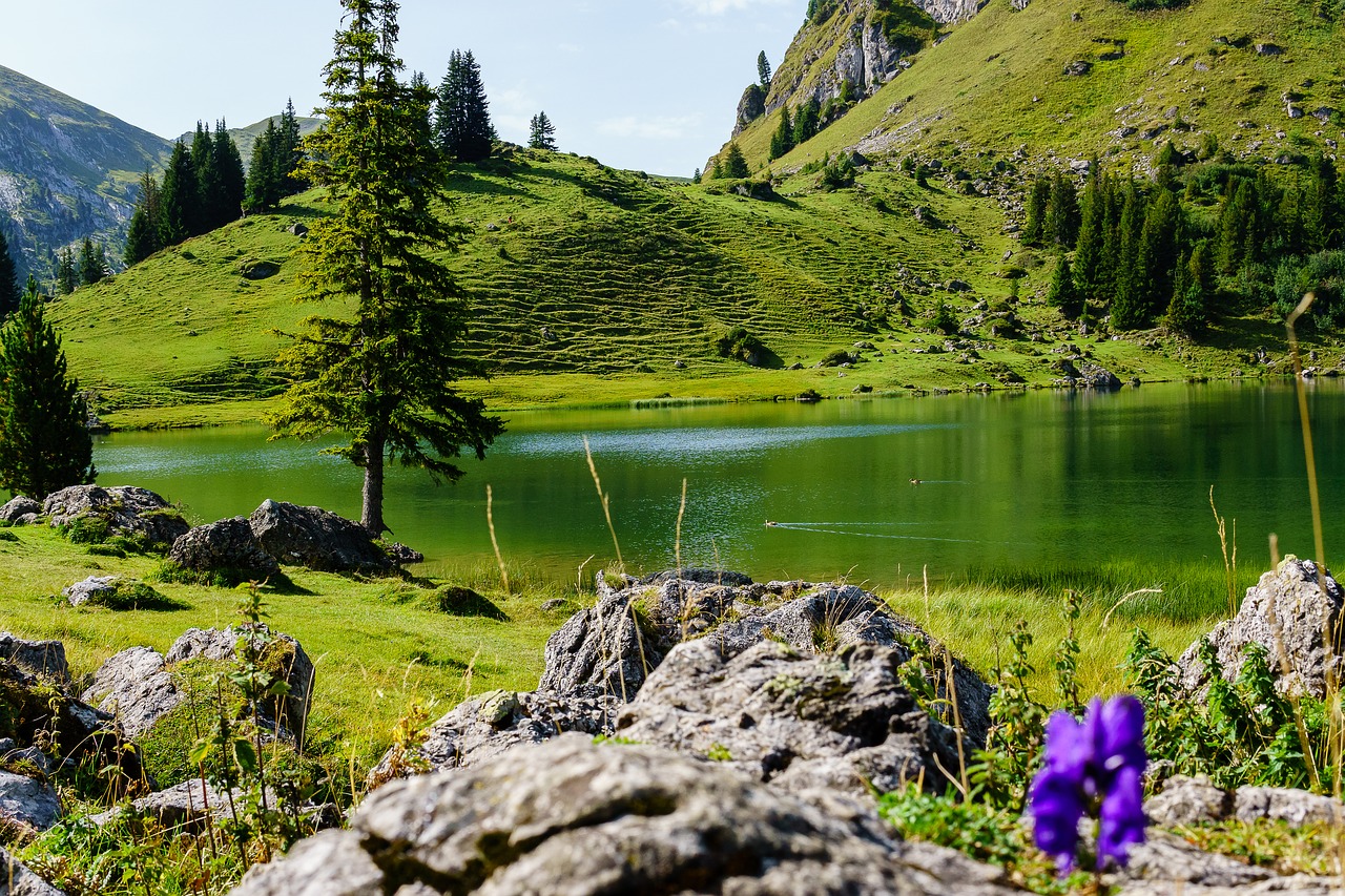 Image - seeberg lake mountainlake mountains