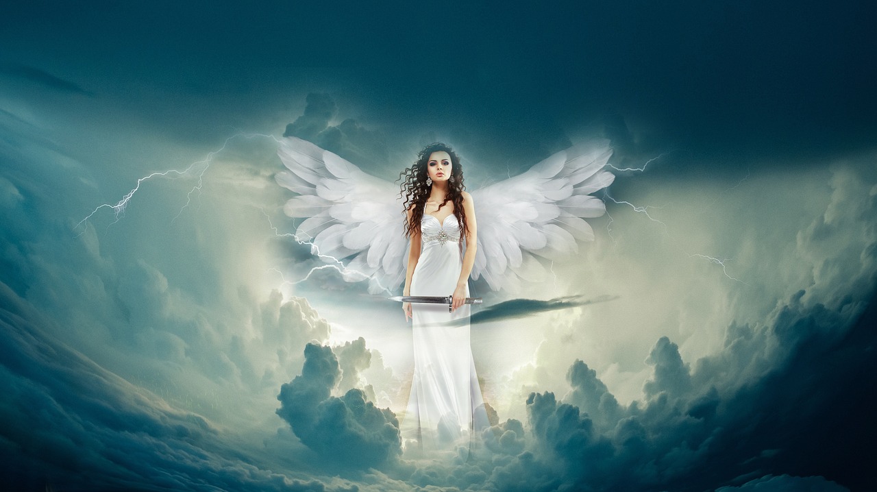 Image - angel clouds fantasy heaven sky