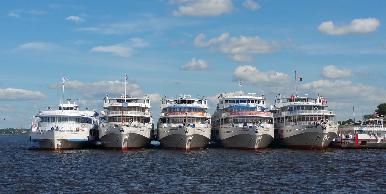 Image - ships river volga water boat