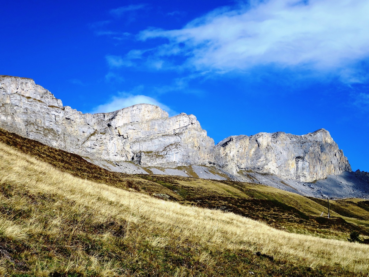 Image - rock wall mountains switzerland