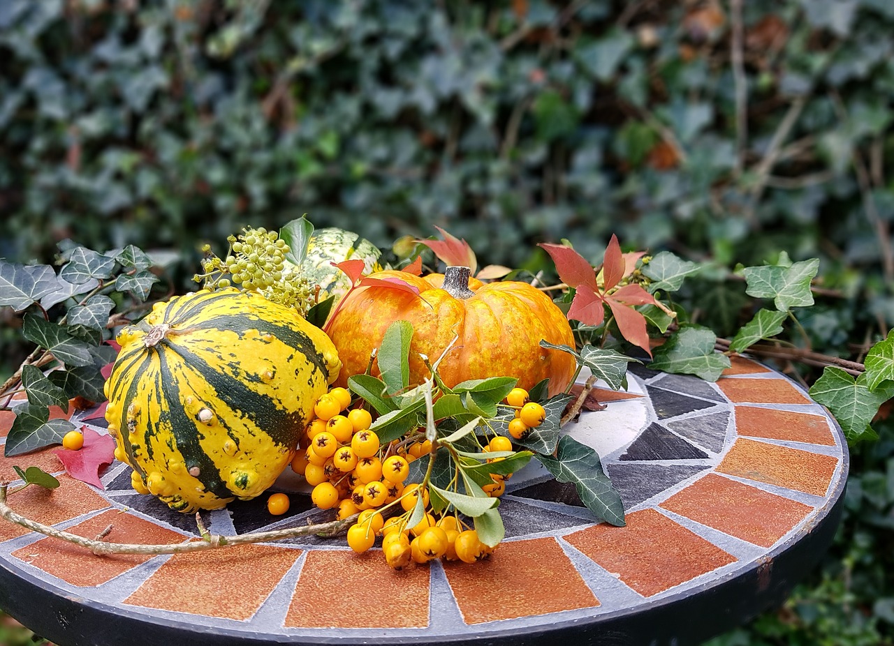 Image - autumn deco garden pumpkin