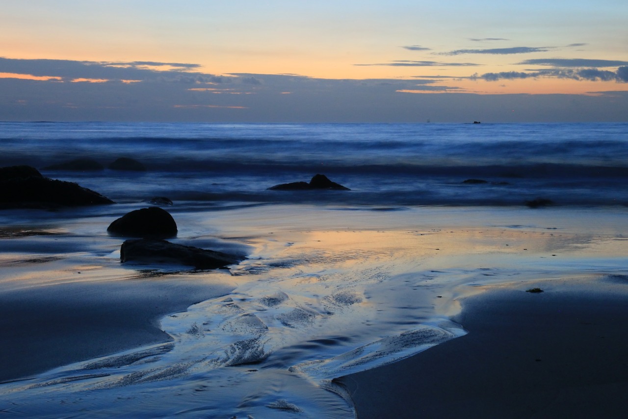 Image - long exposure ocean coast beach