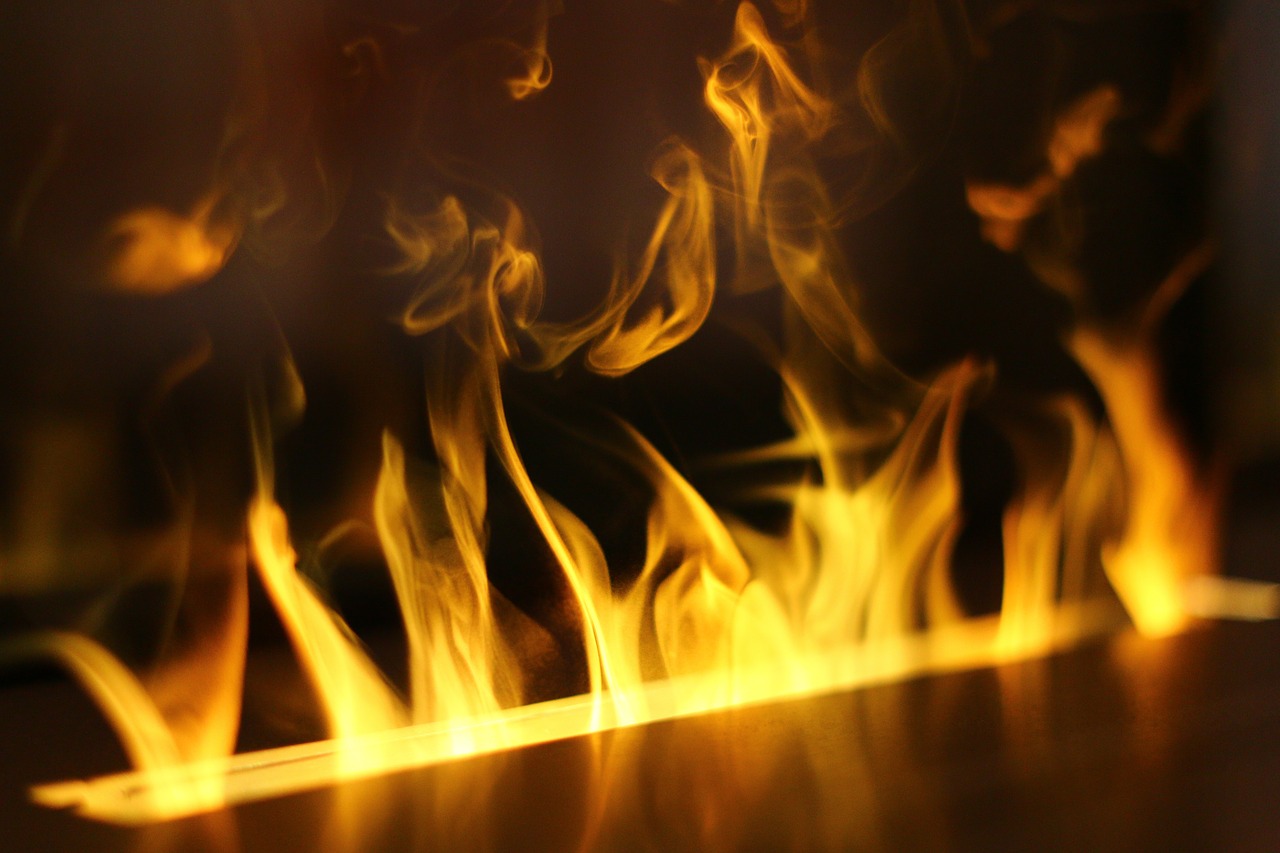 Image - fire flame heat burn oven hot