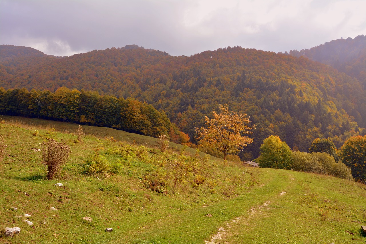 Image - prato mountain grass cloudy