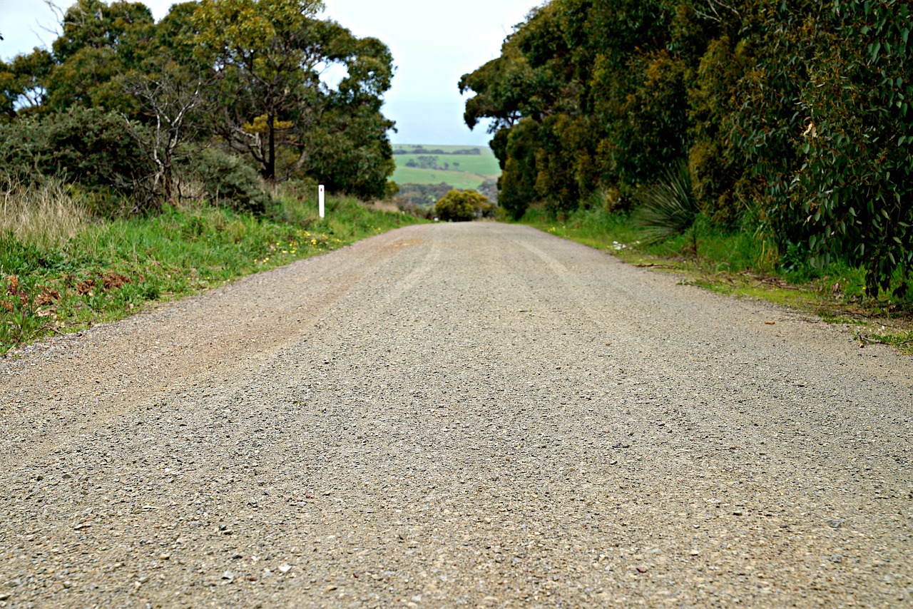 Image - leveled country road no traffic