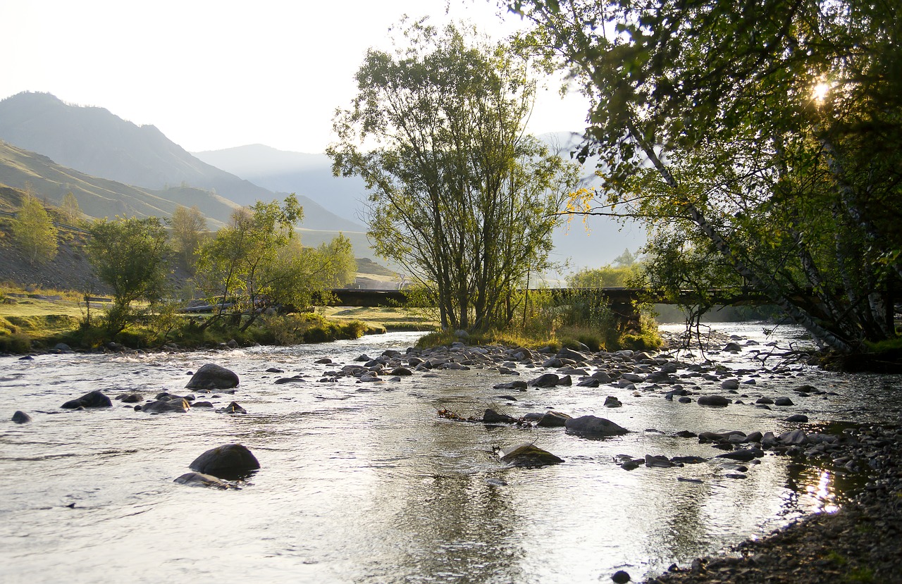 Image - landscape river nature mountains