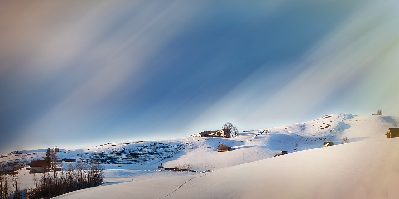 Image - winter mountain landscape christmas