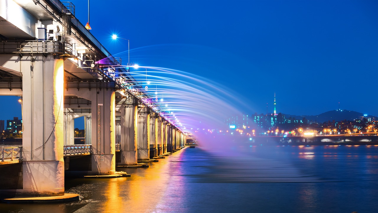 Image - korea seoul han river night view