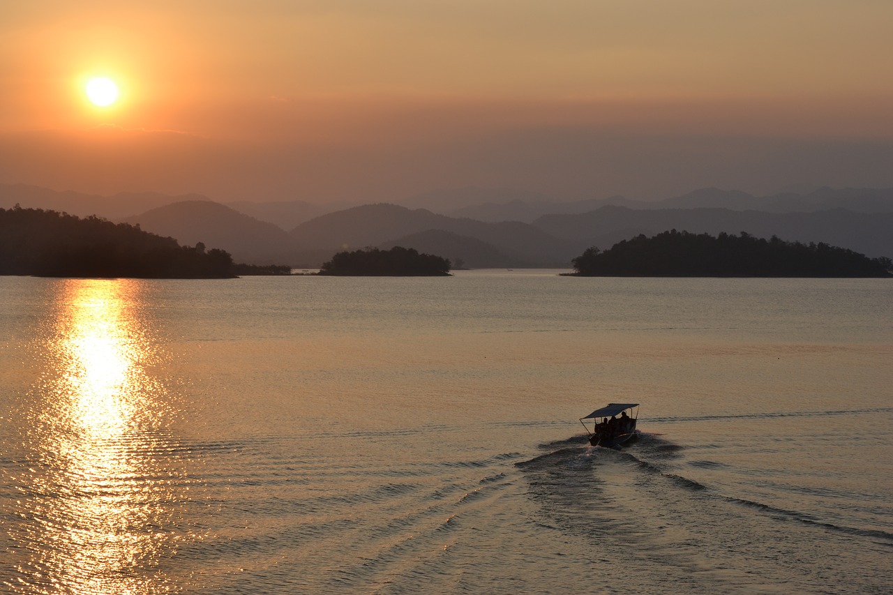 Image - thailand wall sunset landscape