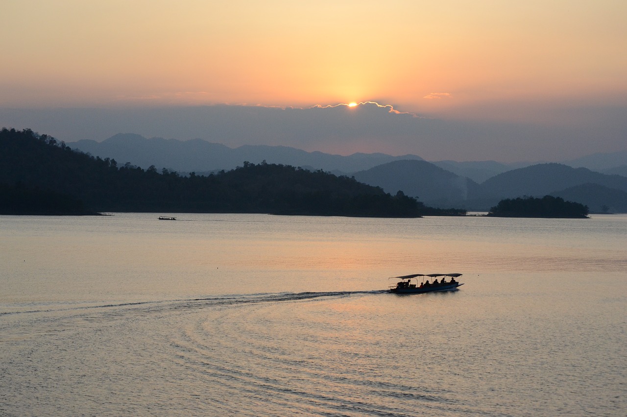 Image - thailand wall sunset landscape