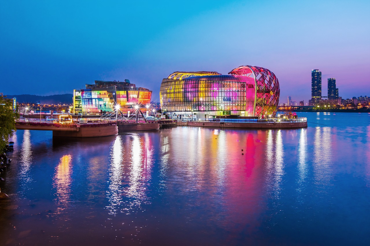 Image - korea seoul han river night view