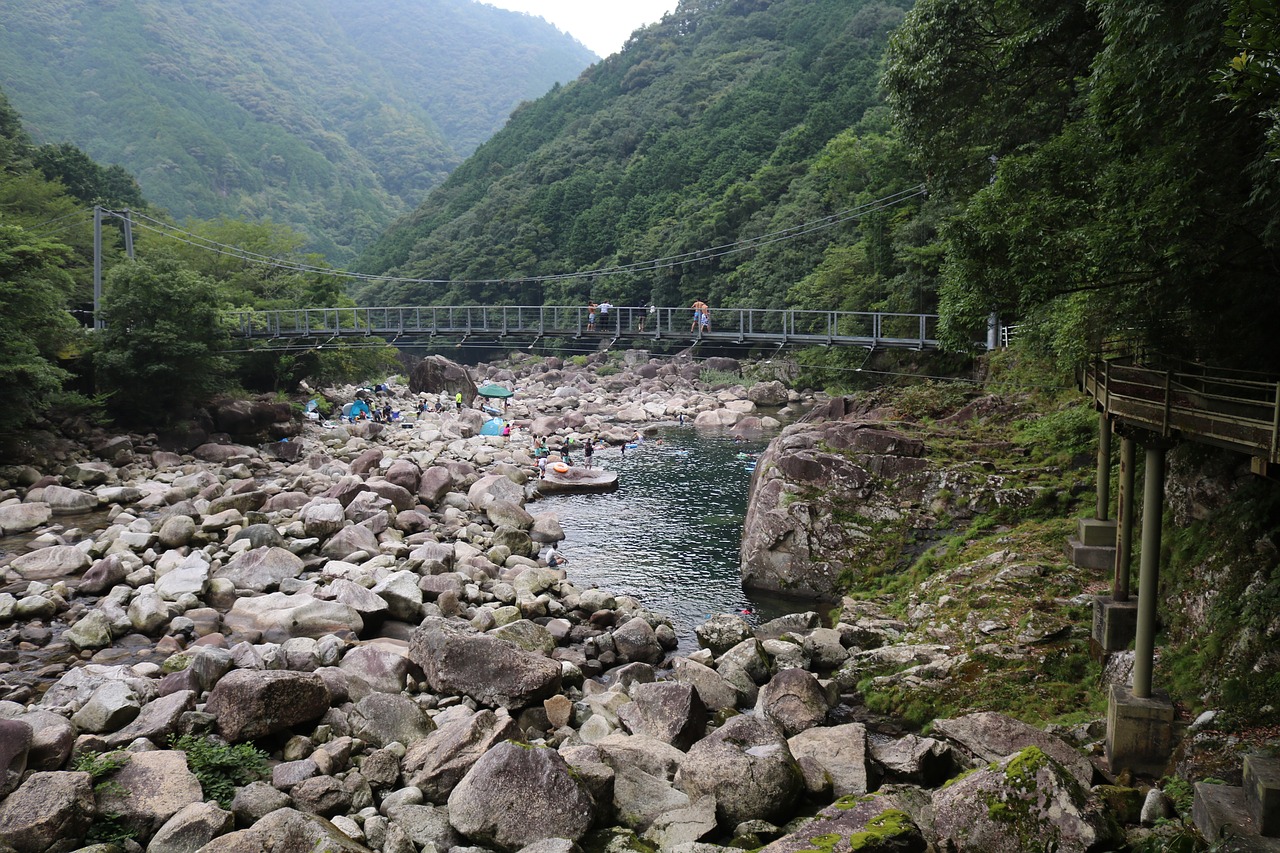 Image - river japan asia travel water