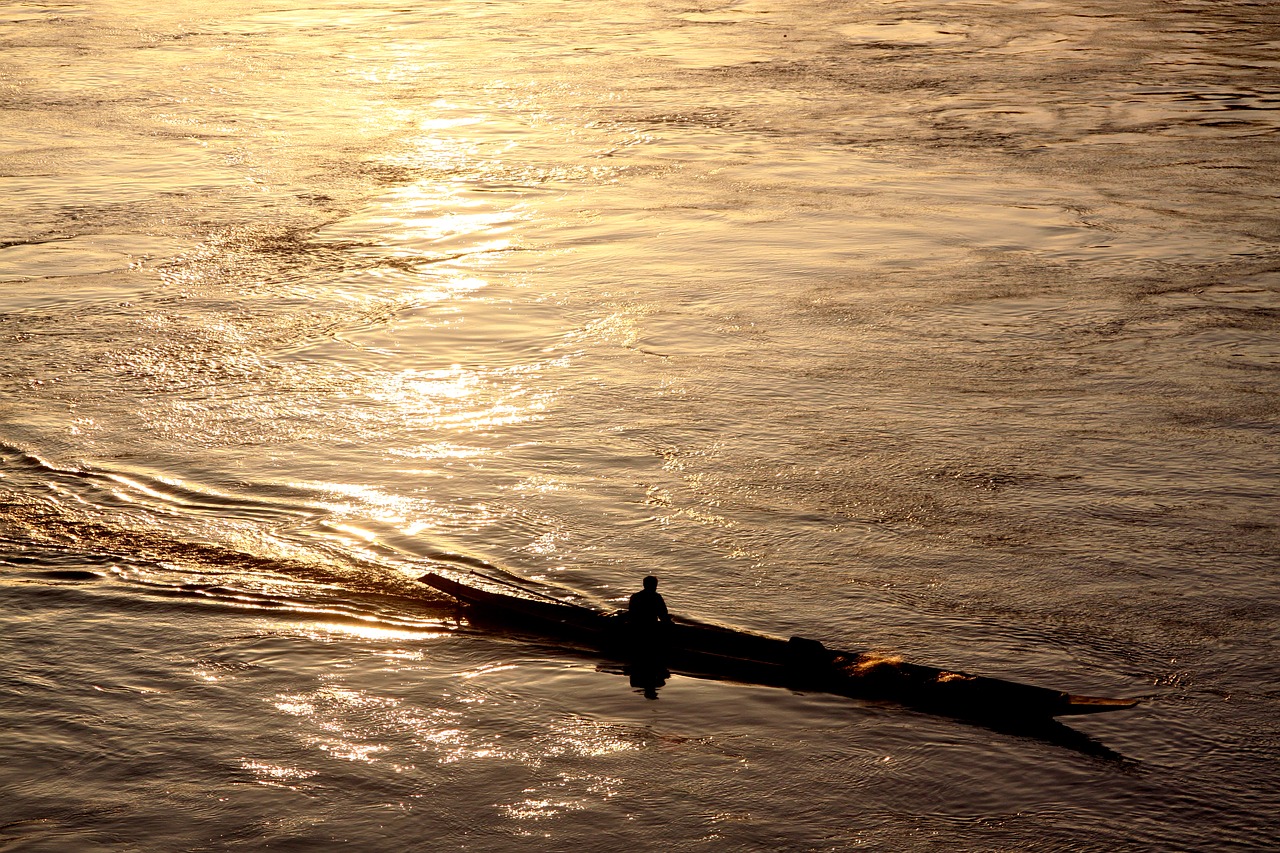 Image - lake laos asia reflections