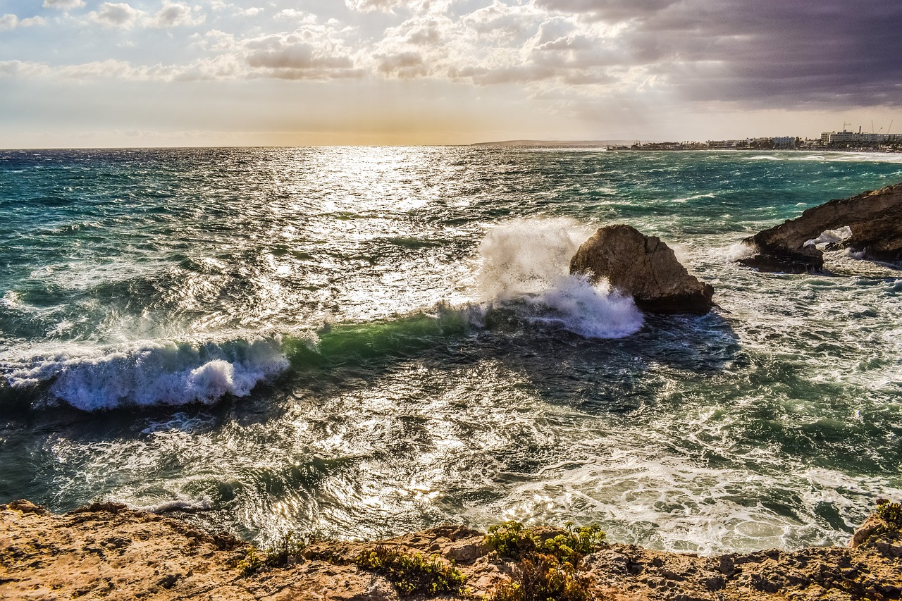 Image - cyprus ayia napa autumn stormy