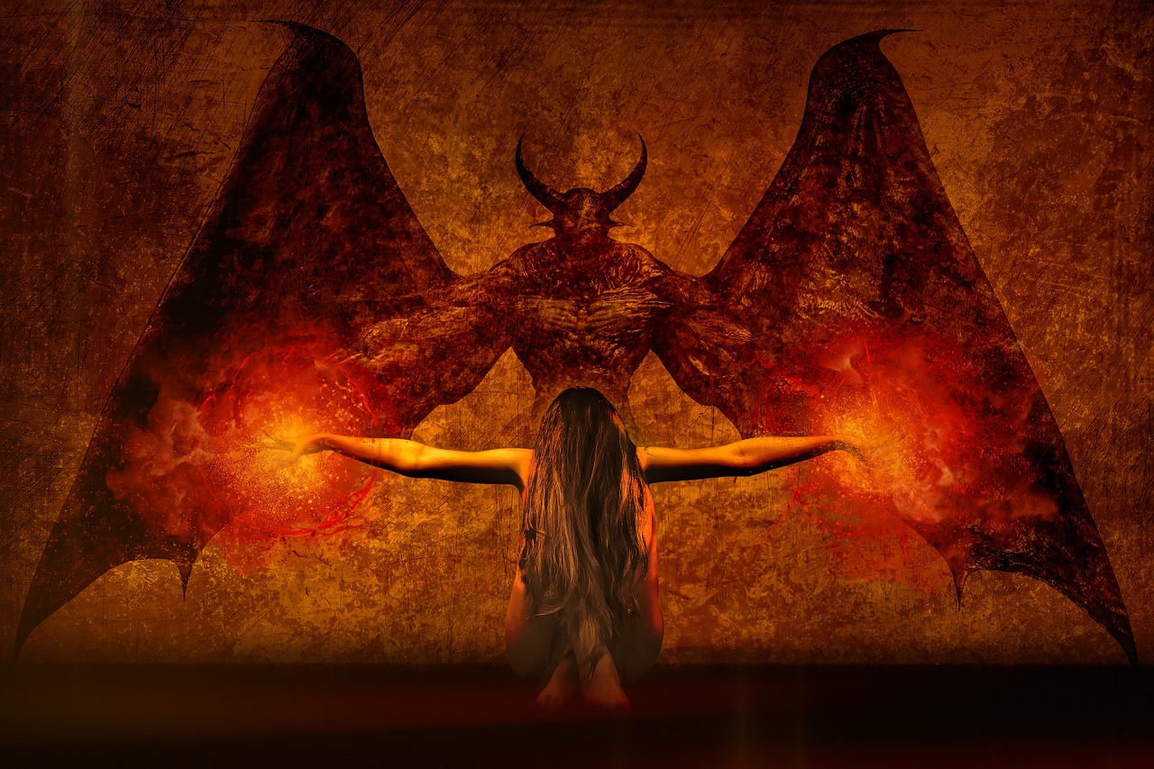 Image - dark art daemon the witch fireball