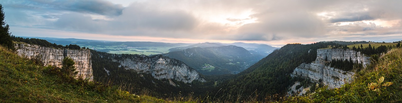 Image - creux du van panorama morning