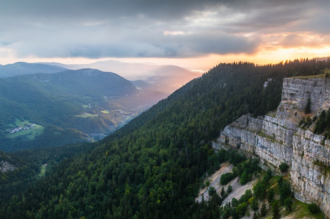 Image - creux du van sunrise cliff