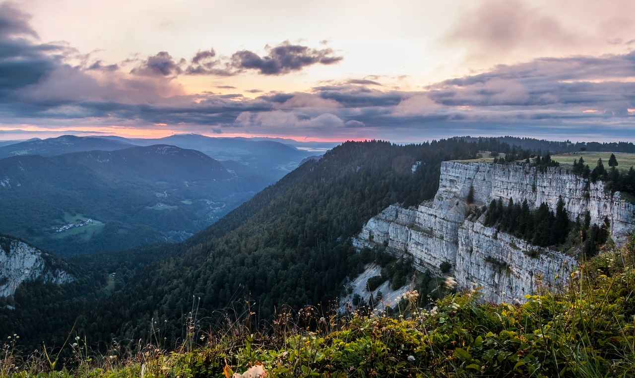 Image - colored the horizon switzerland