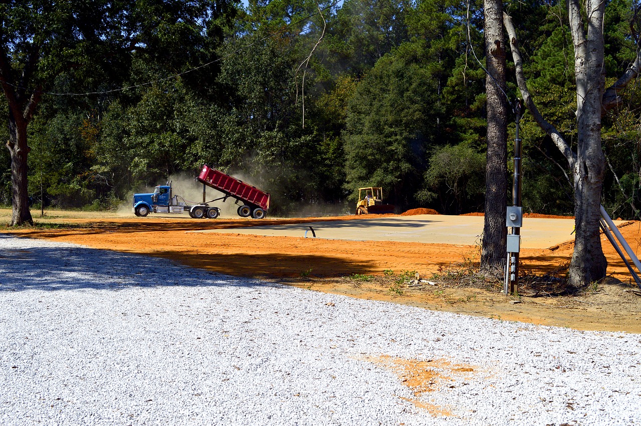 Image - construction truck dump trailer