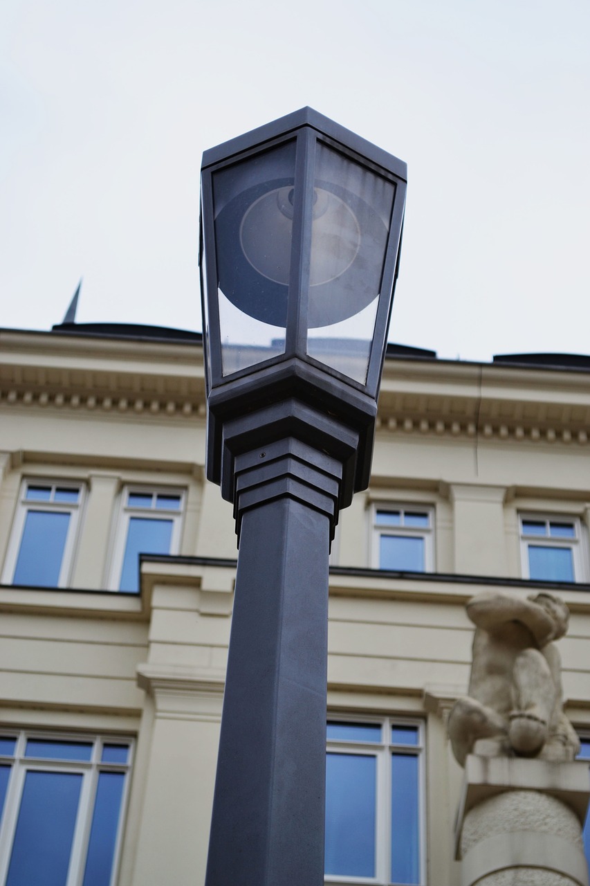 Image - street lamp lantern afterglow light