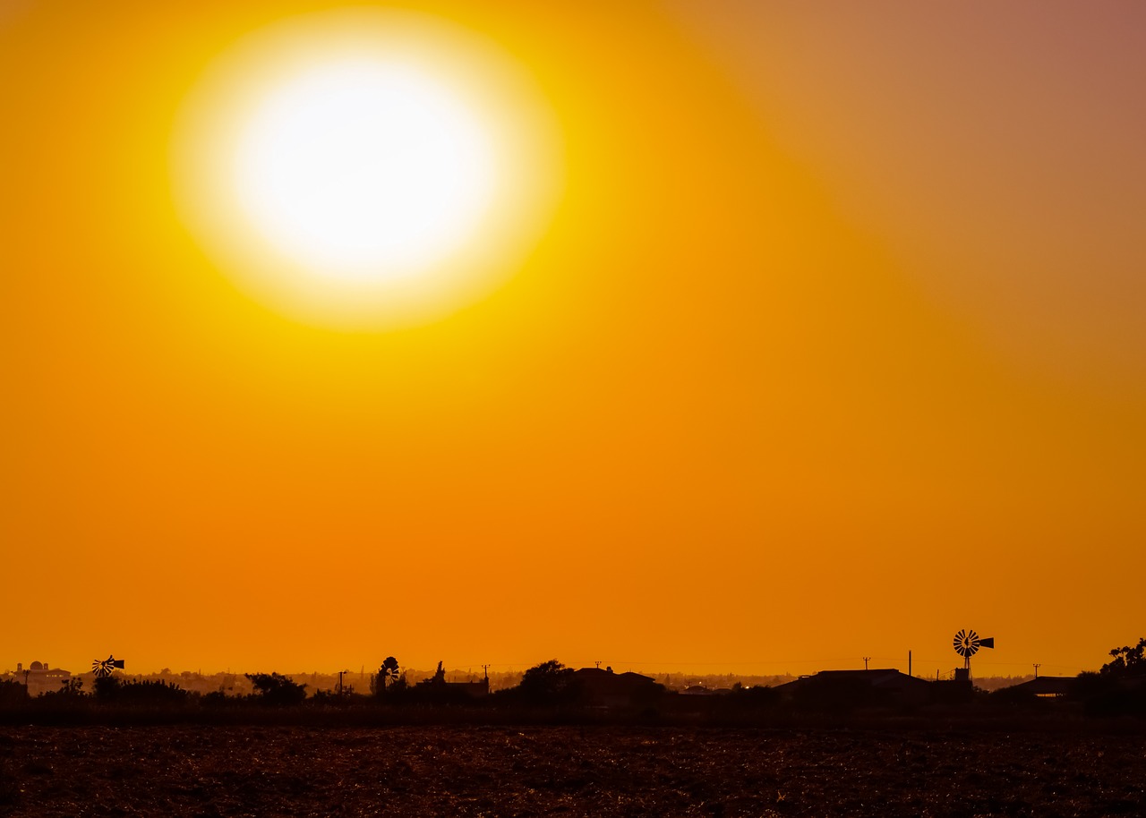 Image - sun sunset plateau evening scenery