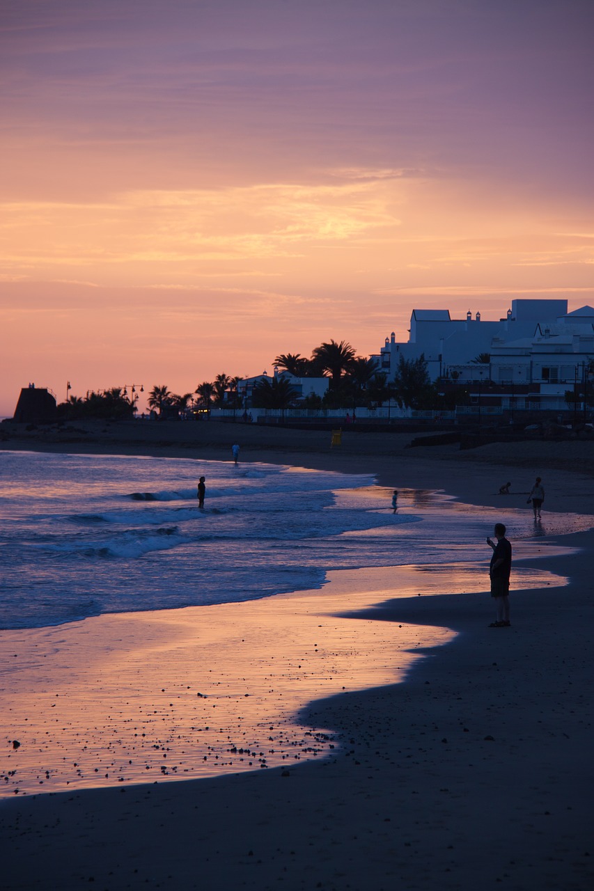 Image - sunset beach sunlight