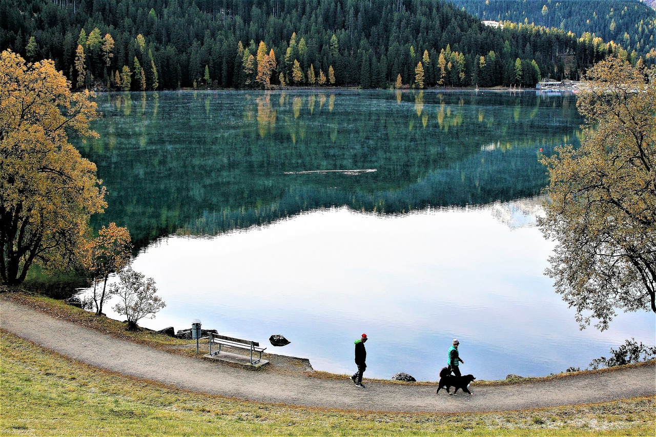 Image - lake water peace of mind sunrise