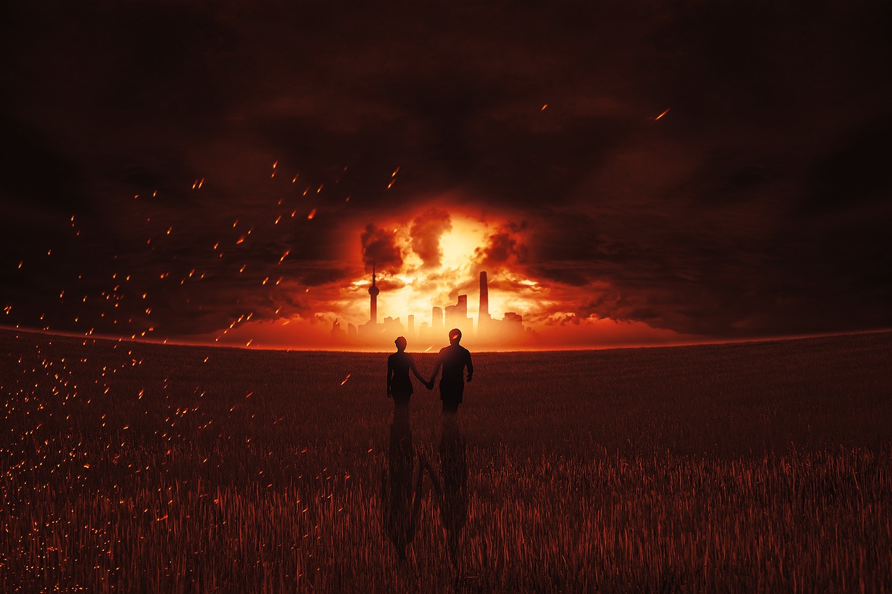 Image - fire brand explosion skyline pair