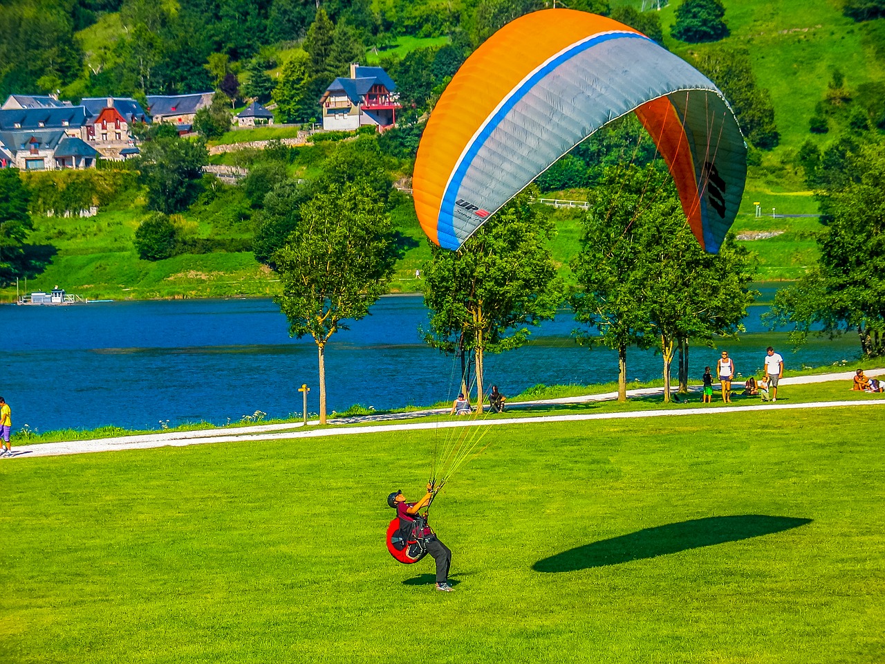 Image - paragliding sport sky sports