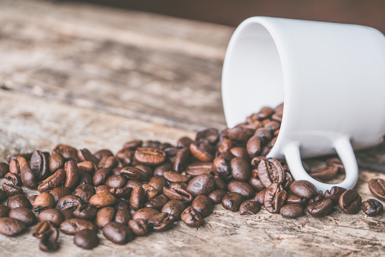Image - background bean black coffee
