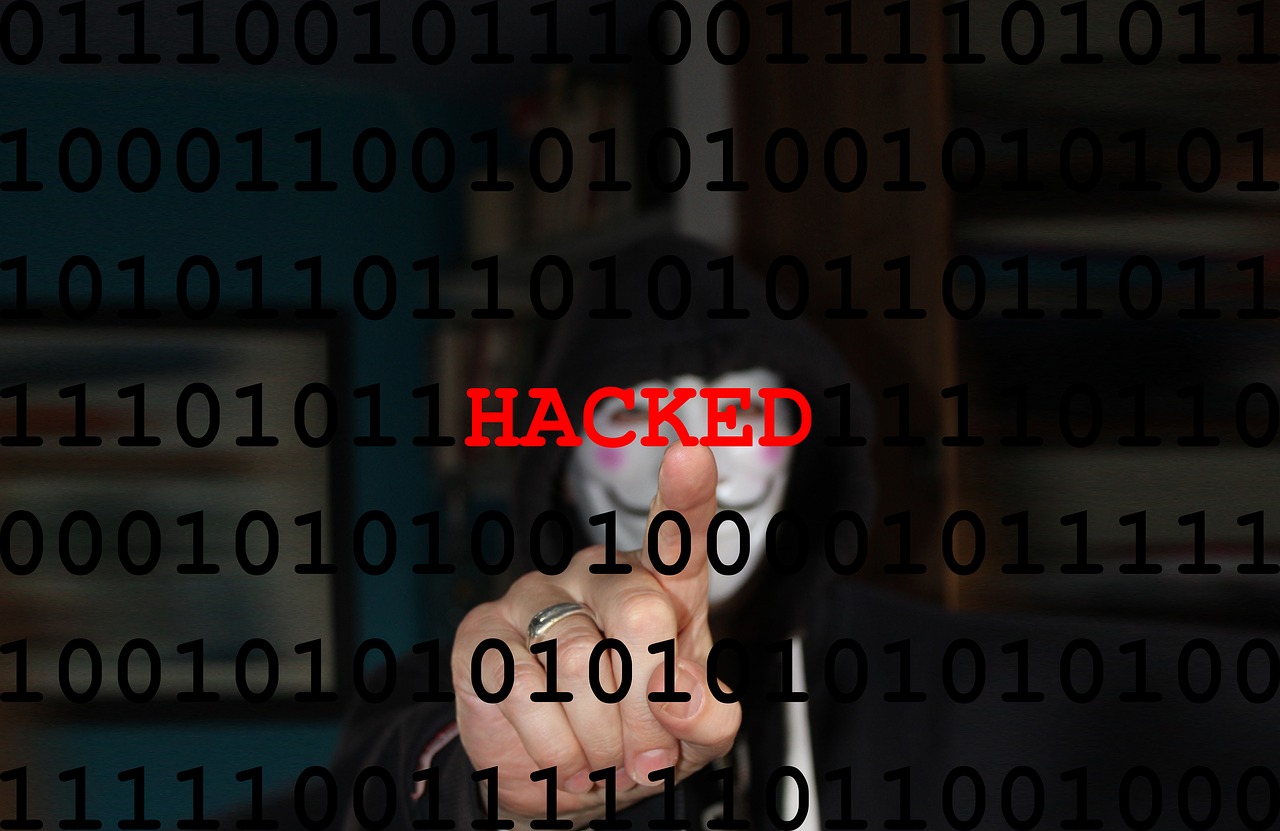Image - hacker cyber security network