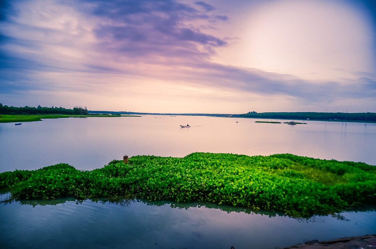 Image - sunset wave the countryside scenery