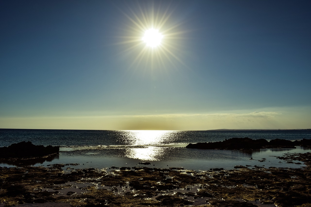 Image - sun sunset beach light path