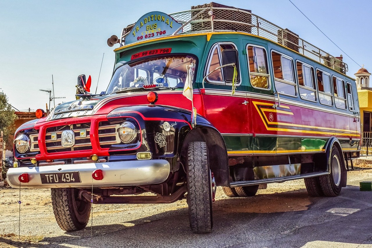 Image - bus old vehicle car retro vintage