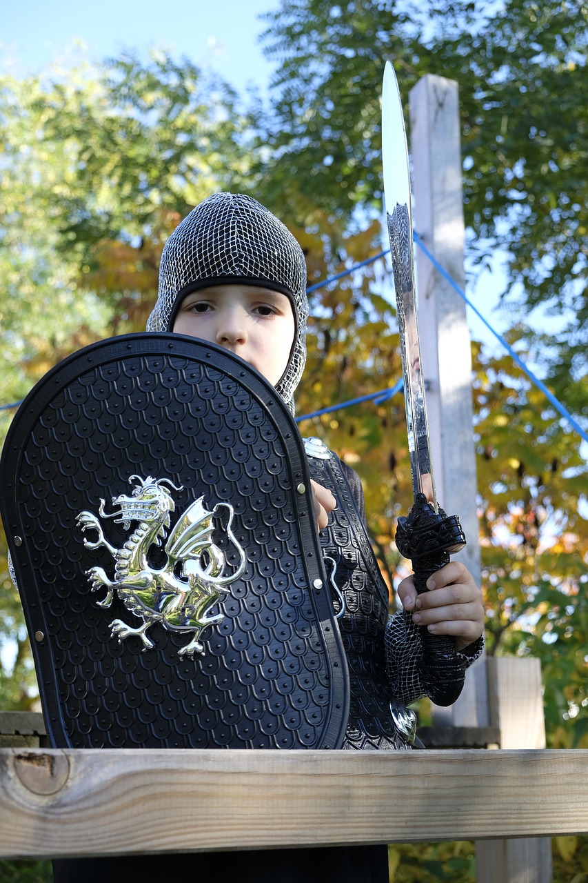 Image - knight ritterruestung armor child