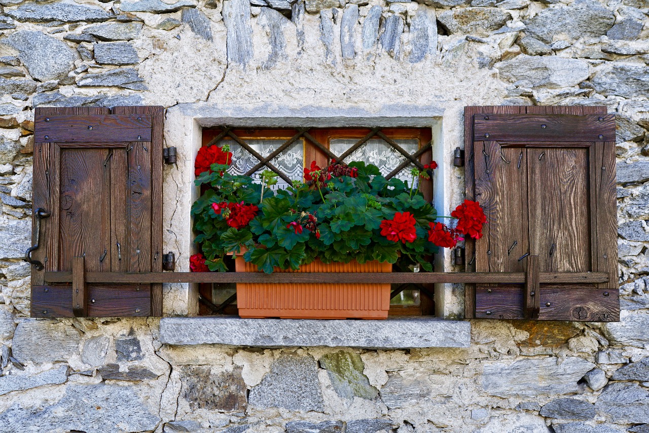 Image - window stone house building facade