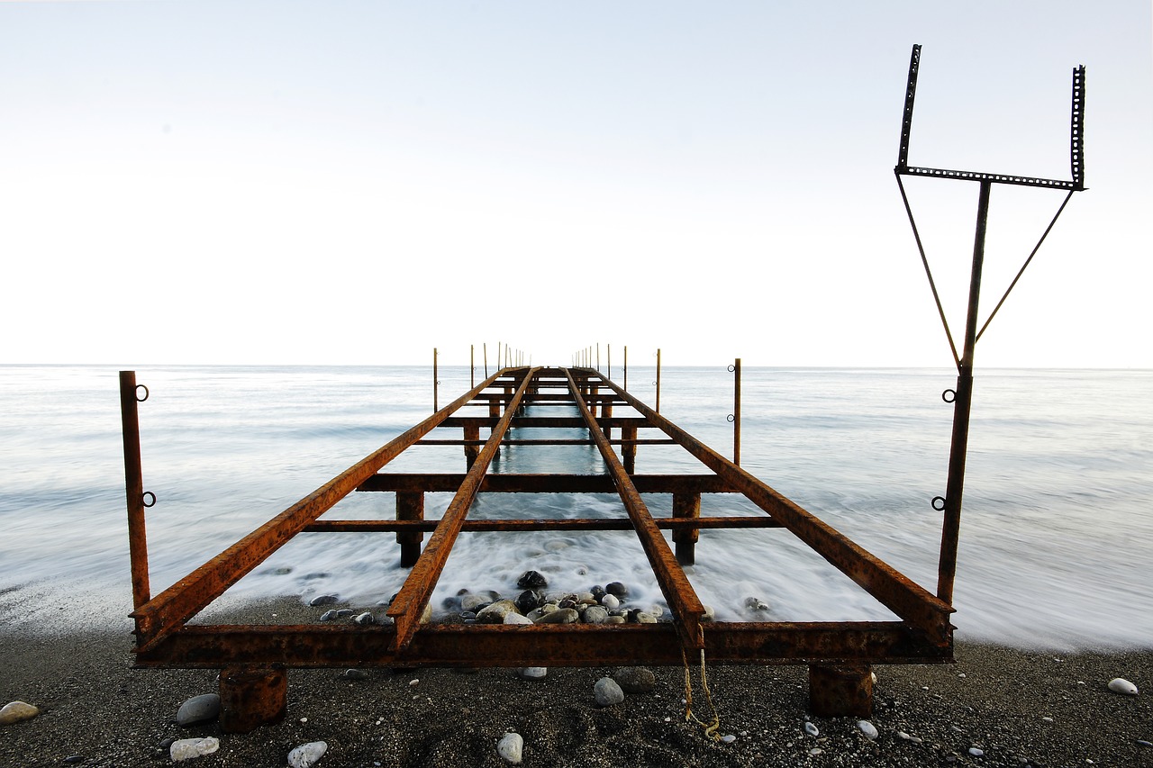 Image - iskele old rusty beach marine