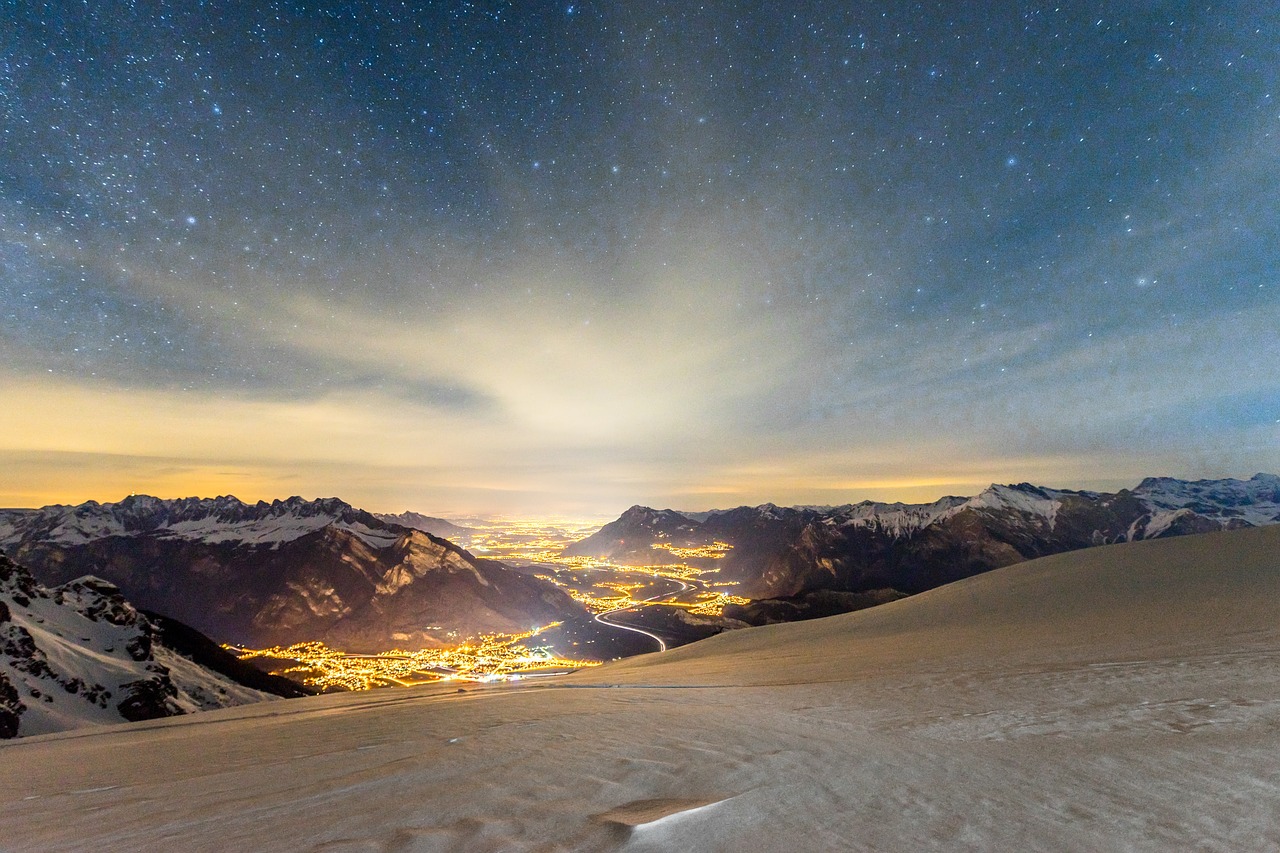 Image - snow star tahl view winter lights