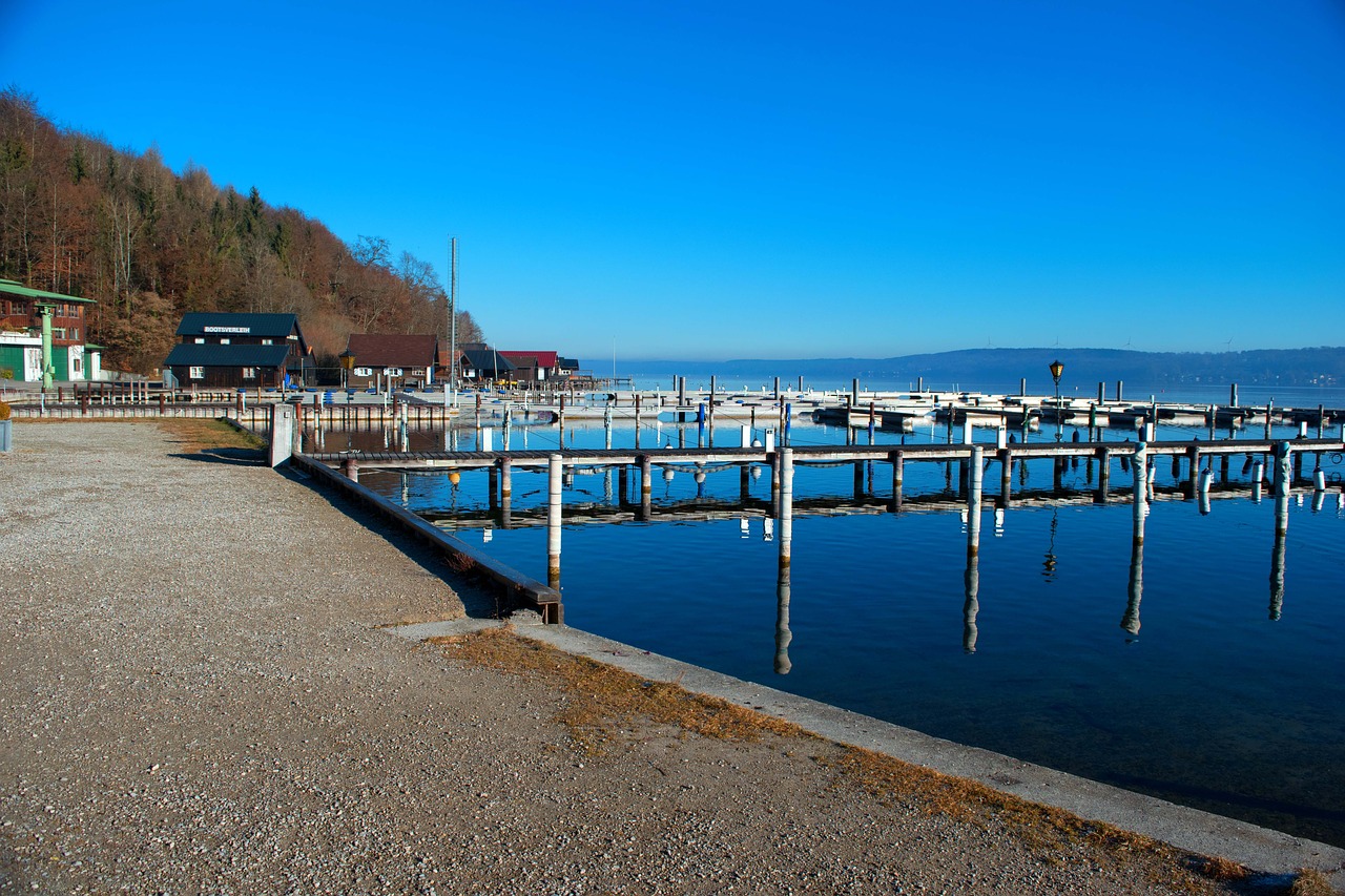 Image - lake steeg water sun sea bank