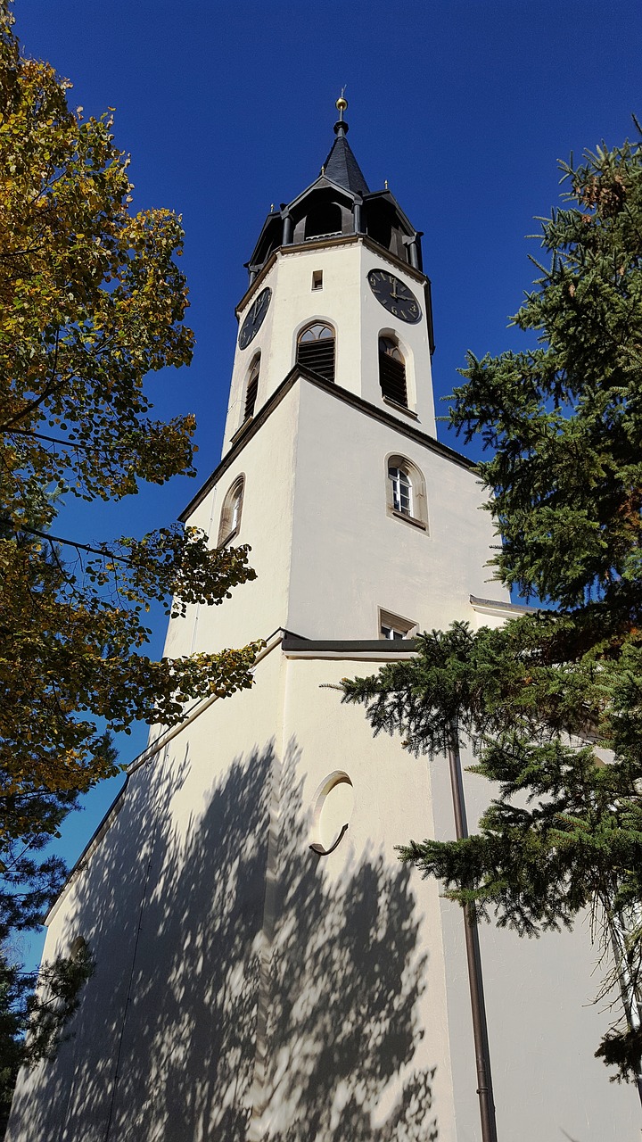 Image - tower church clock blue