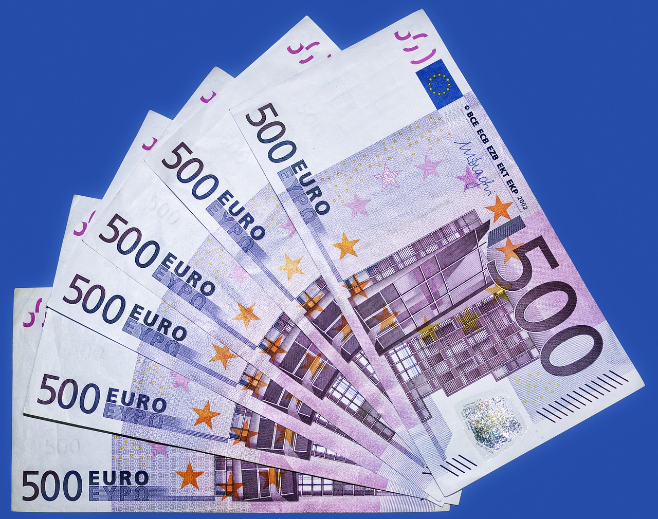 Image - euro bank note 500 euro currency