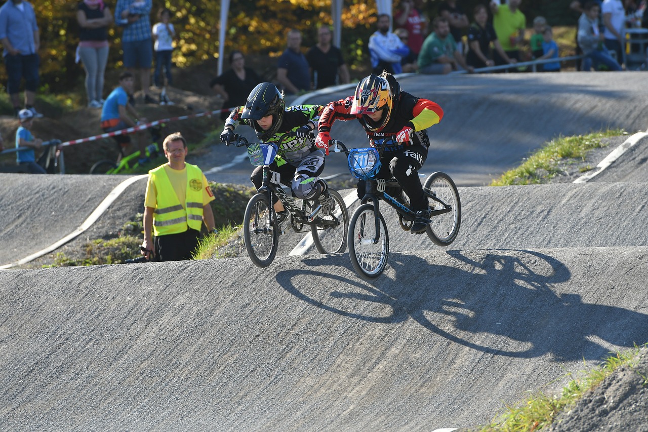 Image - bmx bike rasport cyclists race